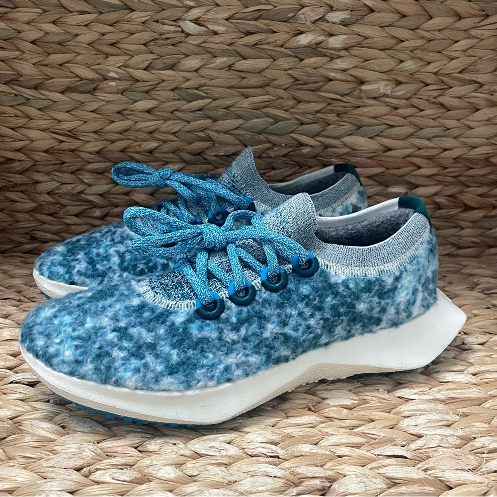 Allbirds Wool Dashers 2 Fluff‎ Blue Shoes